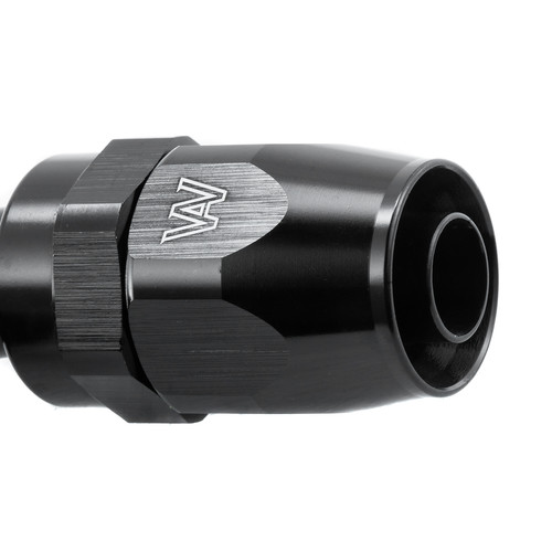 AN10 AN10 90 Degree Fast Flow Swivel Seal Stealth Black Hose Fitting