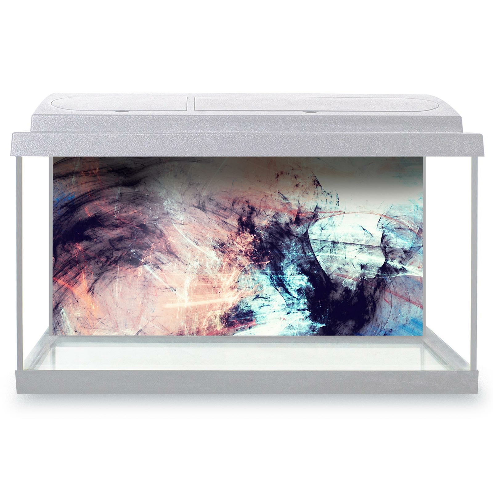 black painted aquarium background