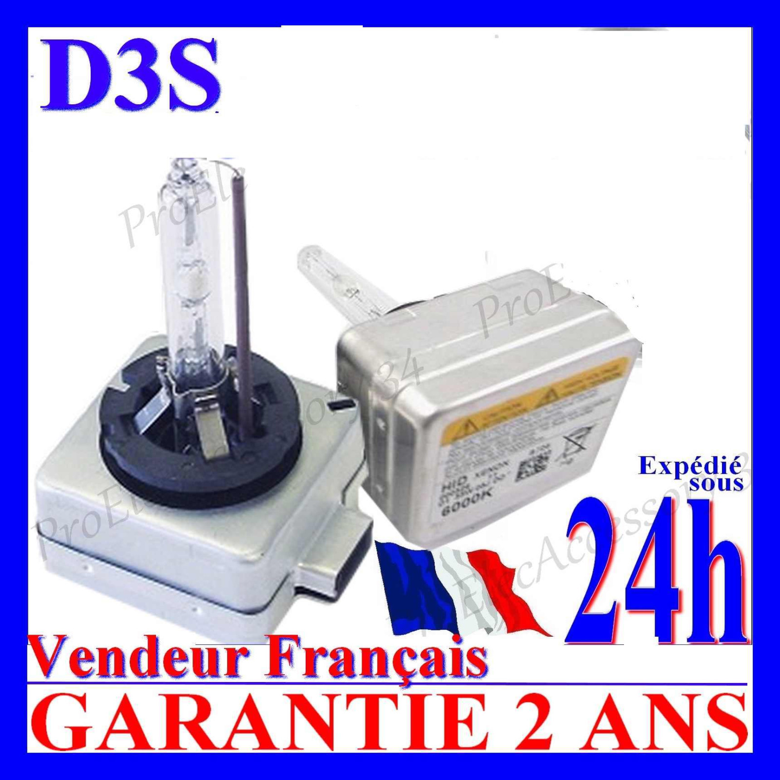 Ampoule Xénon D3S 35W idéale pour rouler de nuit en toute sécurité avec le culot PK32d-5