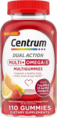 Multigummies Multi+ Omega 3 Dual Action, Adult Multivitamin, Multivitamin/Multim