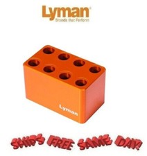 Medidor de cartucho comprobador de munición Lyman de 6 u 8 orificios para Luger de 9 mm ¡NUEVO! # 7833032