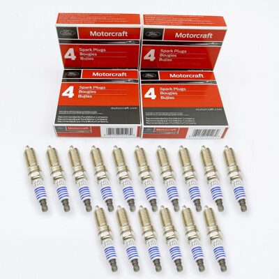 #ad 16pcs New Double Plat Spark Plugs SP526 CYFS12FP SP526X Fits For Ford $50.99