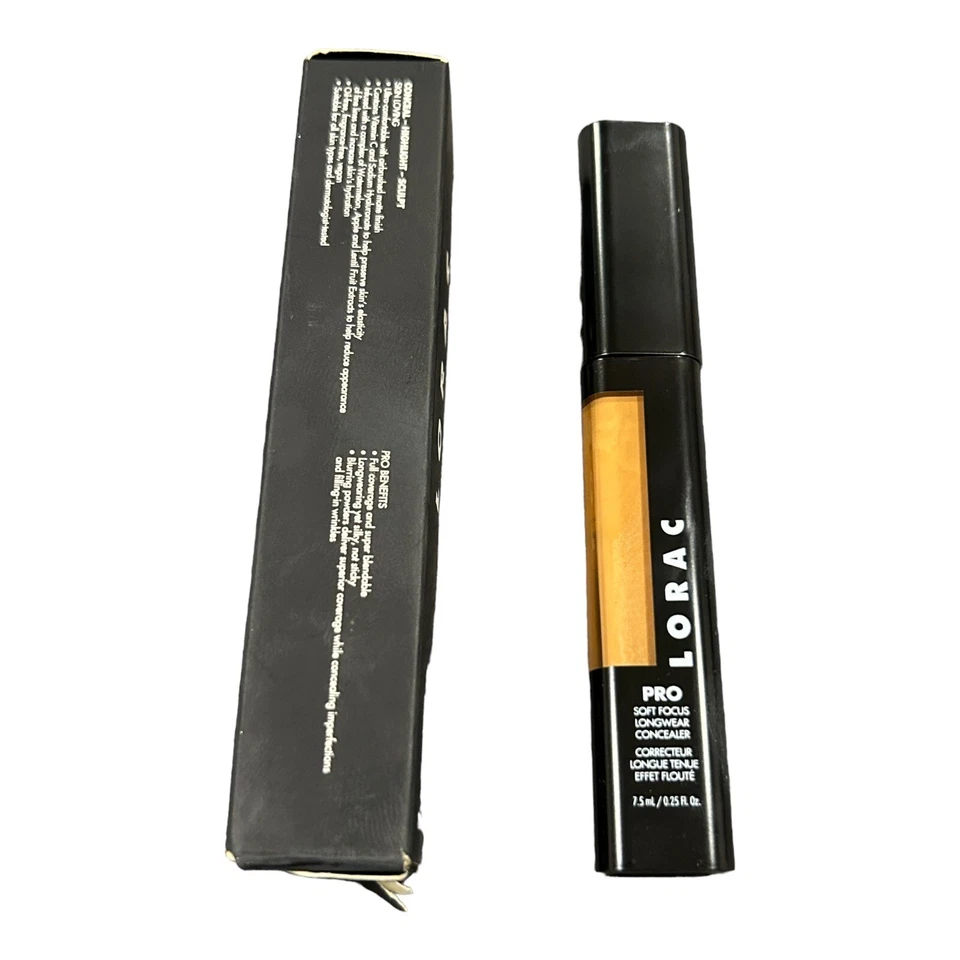 Corrector LORAC PRO Soft Focus Longwear 7,5 ml nuevo en caja 15,5 medio oscuro Foto 4 de 4