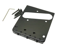 Wilkinson WTB No Logo Telecaster Bridge w/ Compensated Brass Saddles Tele