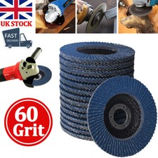 40pcs 60grit 50mm Sanding Grinding Wheel Flap 2.0" Type R Roloc Disc Disk Wheels