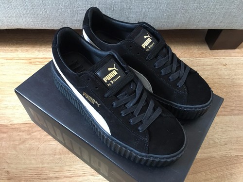 Puma X Rihanna Fenty Creepers Gamuza Blanco y Negro UK5 6 EU38 39 |