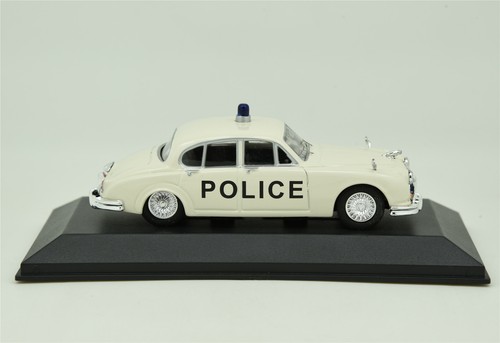ATLAS 1:43 Jaguar MK2 Metal Blanco Coche de la Policía Británica Modelo Diecast Juguete - Imagen 4 de 8