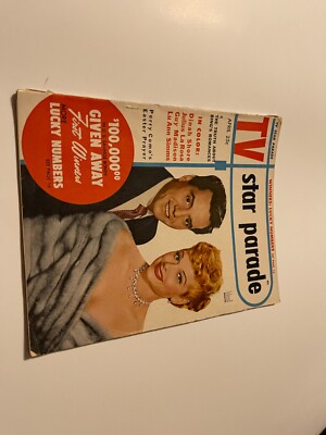 LUCILLE BALL/DESI ARNAZ cover TV Star Parade 4/54 movies Simms
