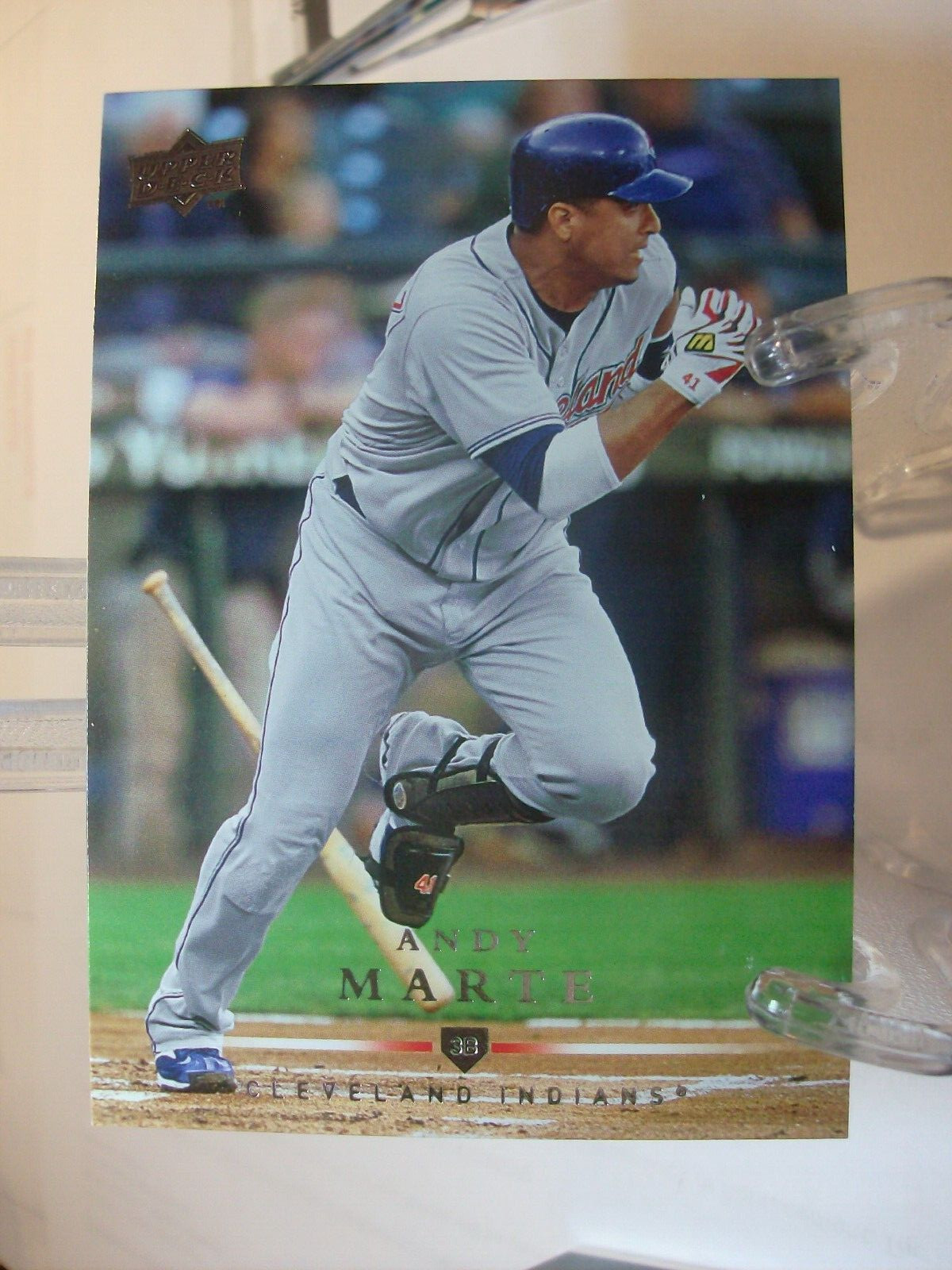 2008 Upper Deck Baseball Card  #481 Andy Marte UER    (94980)