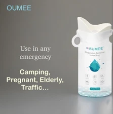 OUMEE 20 Pcs Emergency Disposable Urine/Vomit Camping Bags, 25oz ( 700cc)