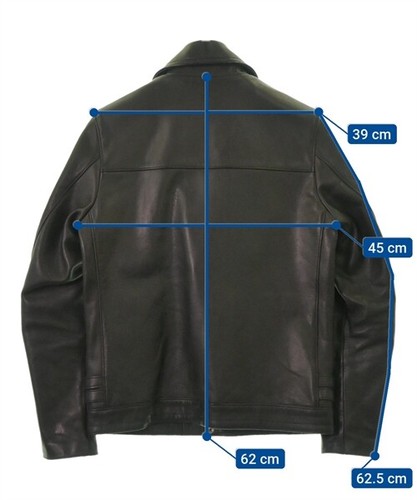 UNDERCOVERISM Motercycle Jacket Black 0(Approx. XS) 2200482333018 - Picture 9 of 9