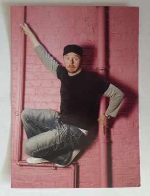 Simon Pegg Postkarte - Bild von Richard Saker (2007) Star Trek / Star Wars Paul