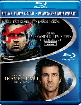 Alexander Revisited + BraveHeart - Epic Double Feature - New BluRAY