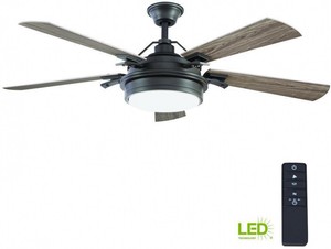 Indoor Outdoor Ceiling Fan 54 In Span Light Kit Included Remote
