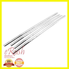 FOR 00-06 CHEVY SUBURBAN TAHOE CREW CAB CHROME STAINLESS STEEL WINDOW SILLS TRIM