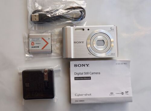 Sony Cyber-Shot DSC-W800, 20.1 MP 5xOptical Zoom In Original Box Mint Condition - Picture 7 of 13