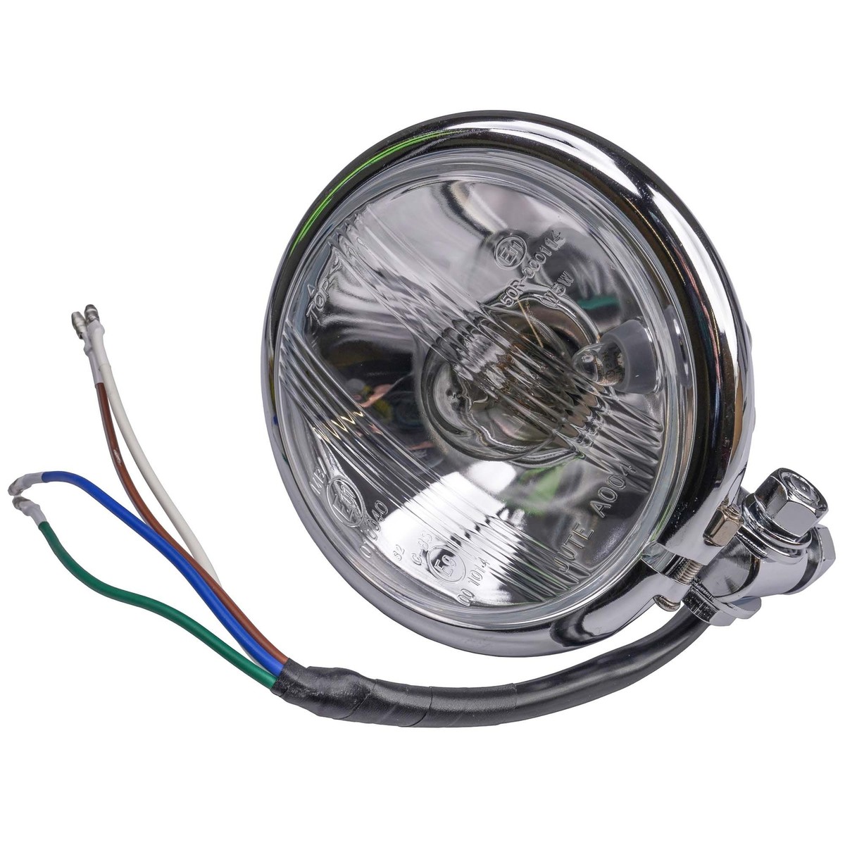 MOTORBIKE HEADLIGHT UNIVERSAL BATES STYLE CUSTOM 4.5