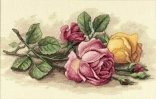 Dimensions Counted Cross Stitch Kit "Rose Cuttings", NEW