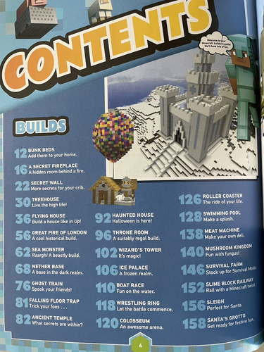 "The Ultimate Builder's Guide in Minecraft", Scholastic Books, Master Builder - Picture 4 of 8