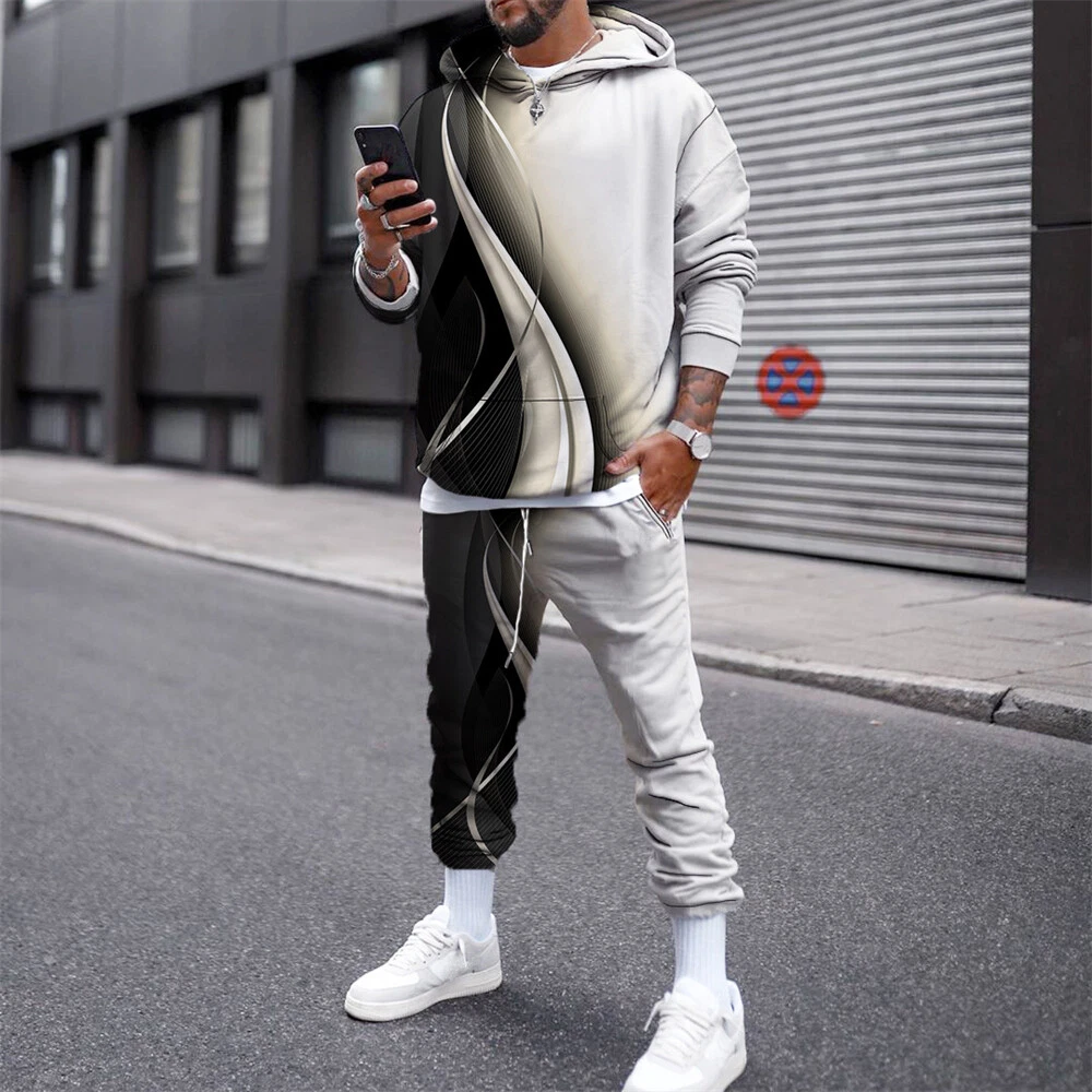 Men's Tracksuits 2 Piece Outfit Sweat Suit Casual Jogging Suits Athletic Set