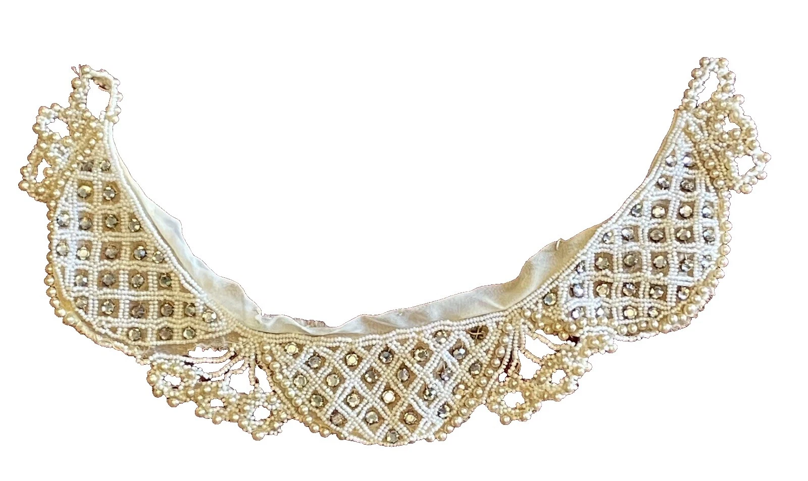 White 1920s Decade Original Vintage Collars