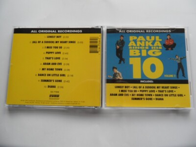 Paul Anka - Sings His Big Ten 2 [New CD]
