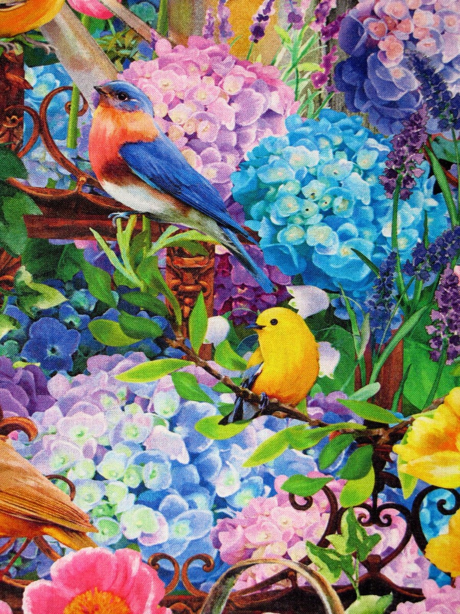 ダイヤモンドアートクラブHydrangea Garden Birds hydrangea-garden-birds-diamond