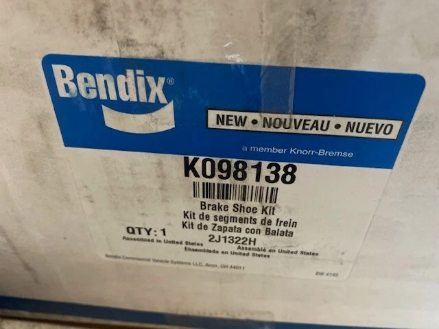 Bendix K098138 Brake Shoe Kit | eBay
