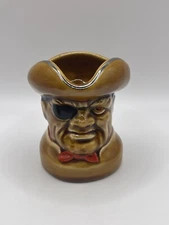 VINTAGE Lord Nelson Pottery Mug Staffordshire England Eye Patch Man Decor
