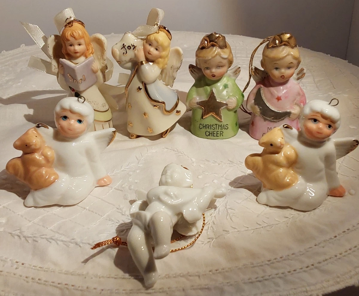 Porcelain Christmas Angels Collectible Holiday & Seasonal