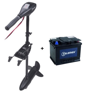 Elektroaussenborder Elektromotor Set Talamex TM30-TM86 12V/24V +100Ah Akku