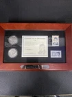 JFK 50th Anniversary Tribute 1964 Silver Coin Stamp Set Framed COA