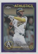 2024 Topps Chrome Purple Refractor 122/250 Ryan Noda #284 18vn