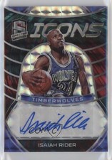 2019 Panini Spectra Icons Interstellar Prizm 11/49 Isaiah Rider #IA-IRD Auto ow6