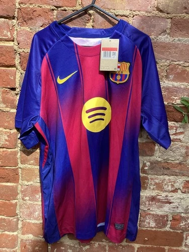 New with tags football FCB Nike Blue & Red Shirt - Large