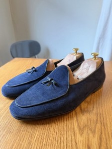 Todd Snyder Sebago grey suede loafers Sz 10.  New/Flawed SEE PICTURES. Tub7 Todd Snyder | Shoes | Todd Snyder Paraboot Columbia Loafer  main image 4