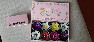 Hana Blossom Garden Flower Duftteelichter hübsche Box NEU Neroli ätherisches Öl