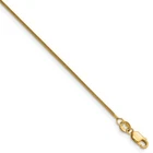 1/20 14k Yellow Gold Filled Lobster Clasp Solid 1mm Snake Chain | 16" to 20"