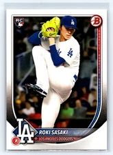 2025 Bowman Roki Sasaki #12 RC Rookie Los Angeles Dodgers