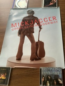 Mick Jagger 2001 Goddess In The Doorway Promo Poster Rolling Stones