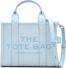 Marc Jacobs The Leather Small Tote Bag - Cloud Blue