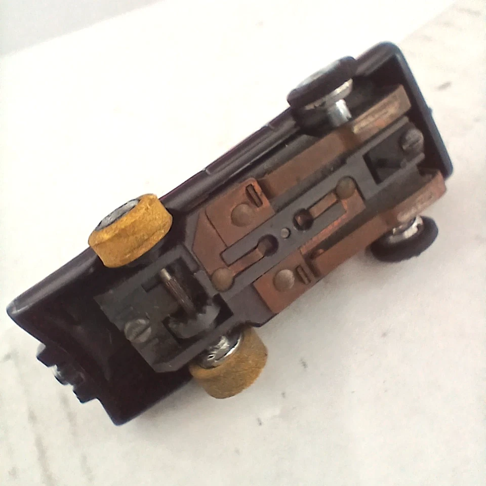 Vintage 1966 Batmobile Diecast Car Black Red Trim TV Series Bat Symbol Toy Model - Image 3 of 4