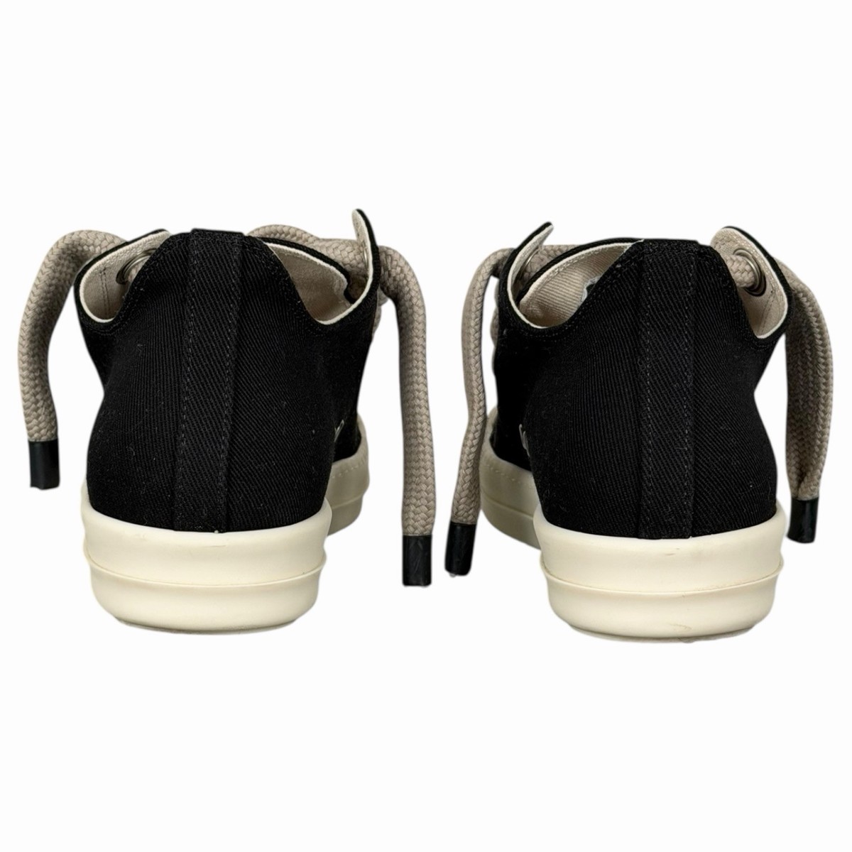 Size 41 / US8 - Rick Owens Drkshdw Ramones Jumbo Lace Low Black
