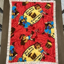 Dora The Explorer Pirate Theme Blanket Throw Handmade 28  x 39  Small EUC