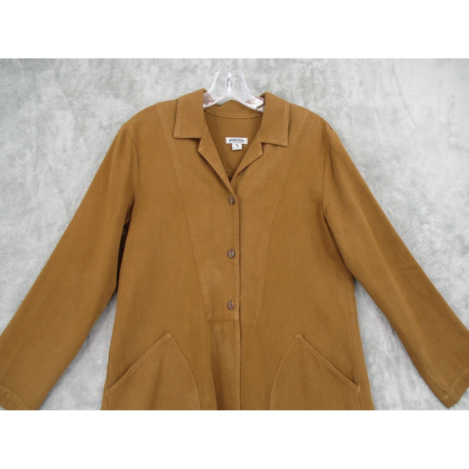 Democracy Jacket Womens Small Button Minimalist C… - image 3