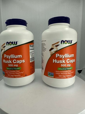 #ad #ad NOW Foods Psyllium Husk 500mg 500 Capsule 2 Pack $39.99