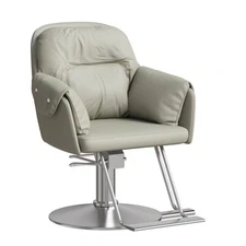 Hydraulic Barber Chair for Barbershop, Salon Chair with Footrest for Beauty Spa