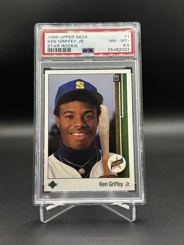 1989 Upper Deck Ken Griffey JR. Star Rookie RC #1 PSA 8.5 Seattle Mariners