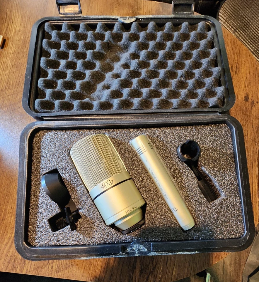 MXL 990 / 991 Condenser Microphone Set with Carry Case – Studio Recording Mic Pa - Image 2 of 4