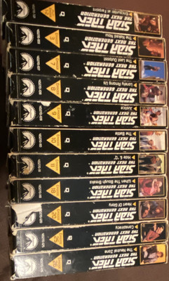 Paramount Star Trek The Next Generation VHS Hi-Fi Box Set NR Sci-Fi 1987 Stewart